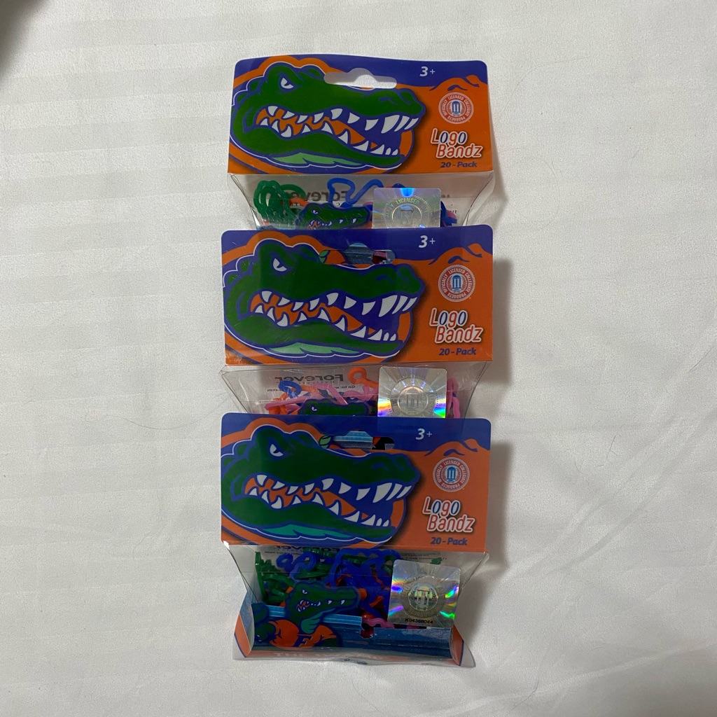 Bundle 3 Packs Silly Bandz Florida Gators Uf